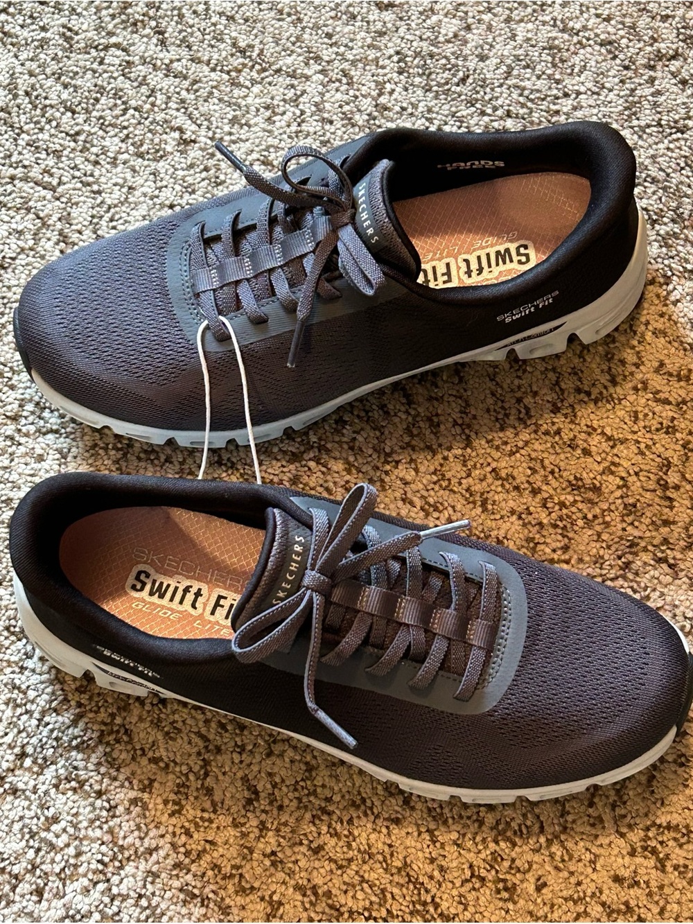 Skechers Swift Fit Arch Comfort Hands Free Women's black shoes size 10 - Picture 2 of 9